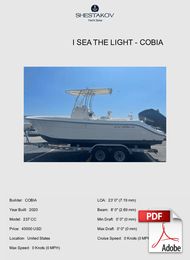 I Sea The light - 237 CC - 2020