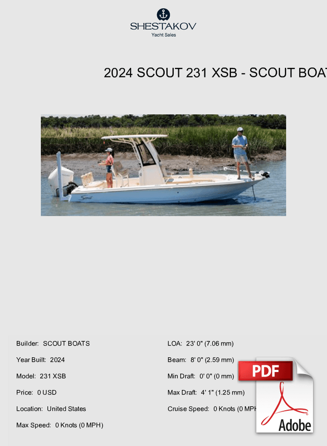 2024 Scout 231 XSB - 231 XSB - 2024