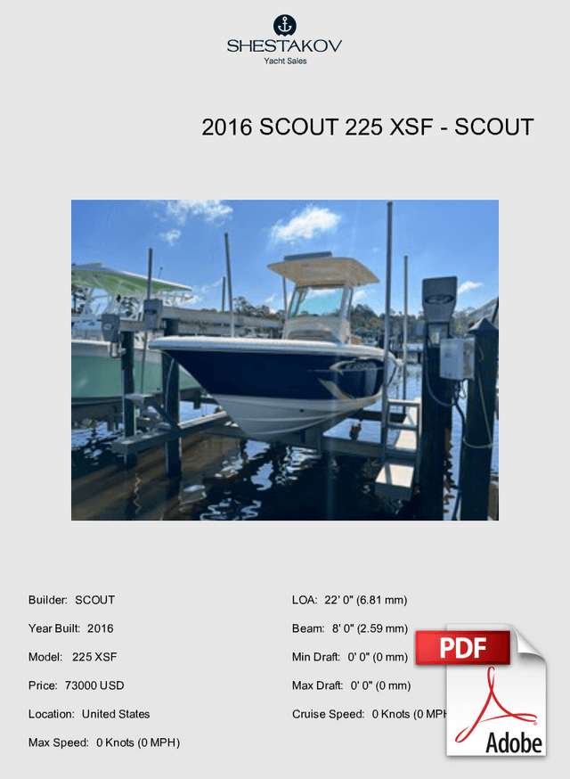 2016 Scout 225 XSF -  225 XSF - 2016