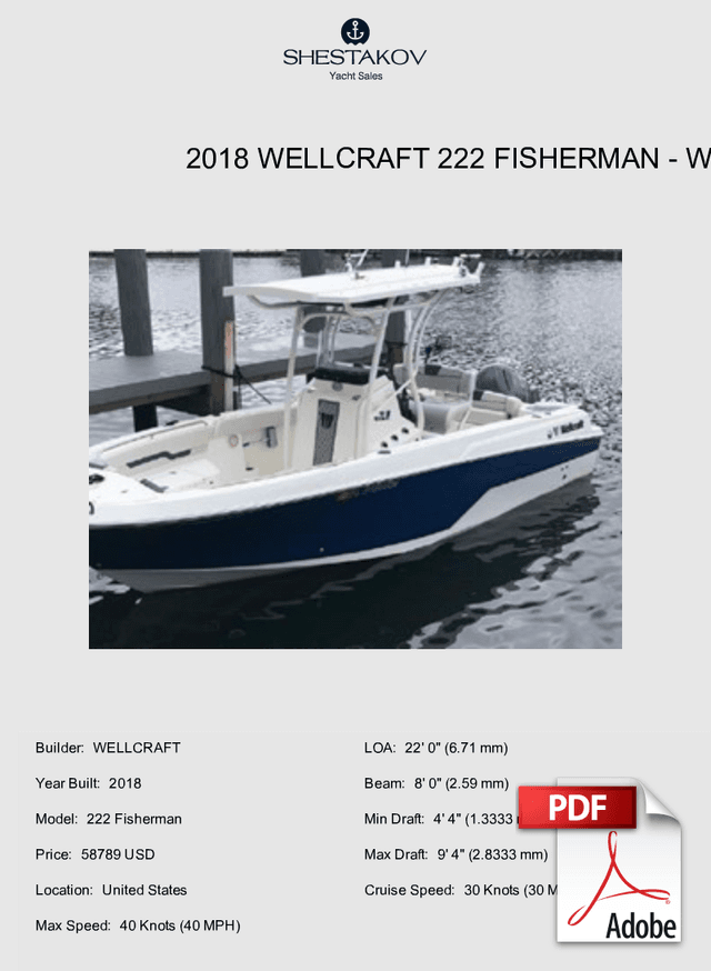 2018 Wellcraft 222 Fisherman - 222 Fisherman - 2018