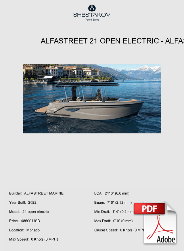 Alfastreet 21 open electric - 21 open electric - 2022