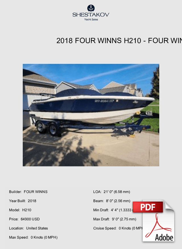 2018 Four Winns H210 - H210 - 2018