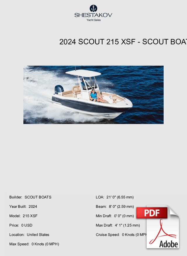 2024 Scout 215 XSF - 215 XSF - 2024