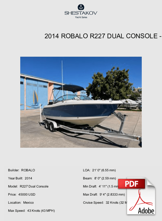 2014 Robalo R227 Dual Console - R227 Dual Console - 2014