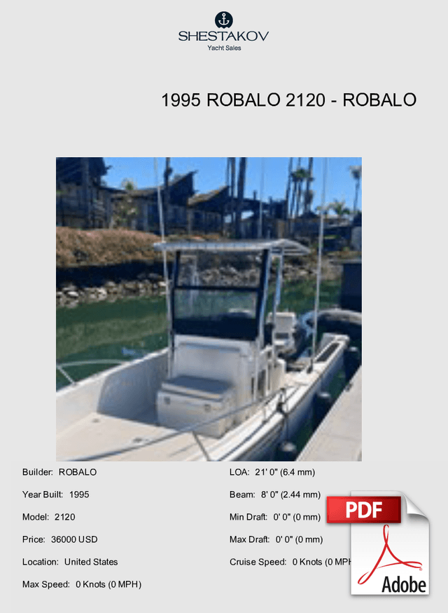 1995 Robalo 2120 - 2120 - 1995