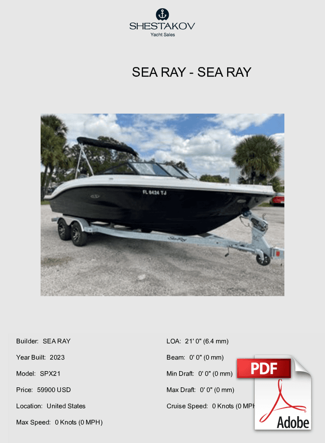 Sea Ray - SPX21 - 2023