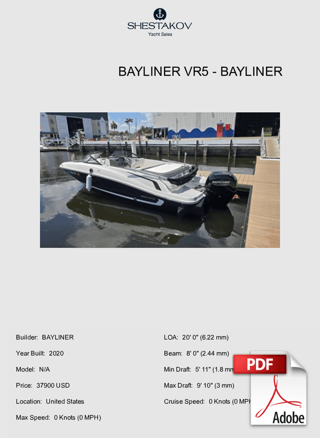 BAYLINER VR5 - N/A - 2021