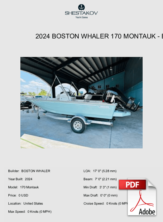 2024 Boston Whaler 170 Montauk - 170 Montauk - 2024