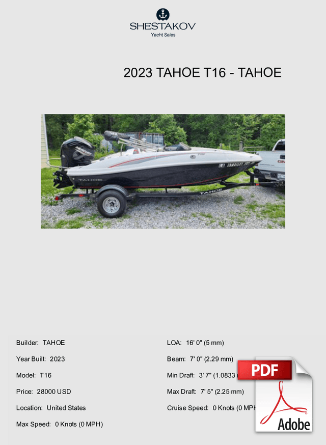 2023 Tahoe T16 - T16 - 2023