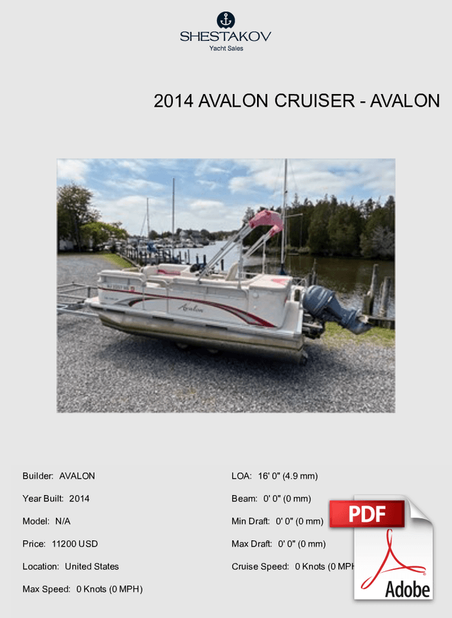 2014 AVALON CRUISER - N/A - 2014