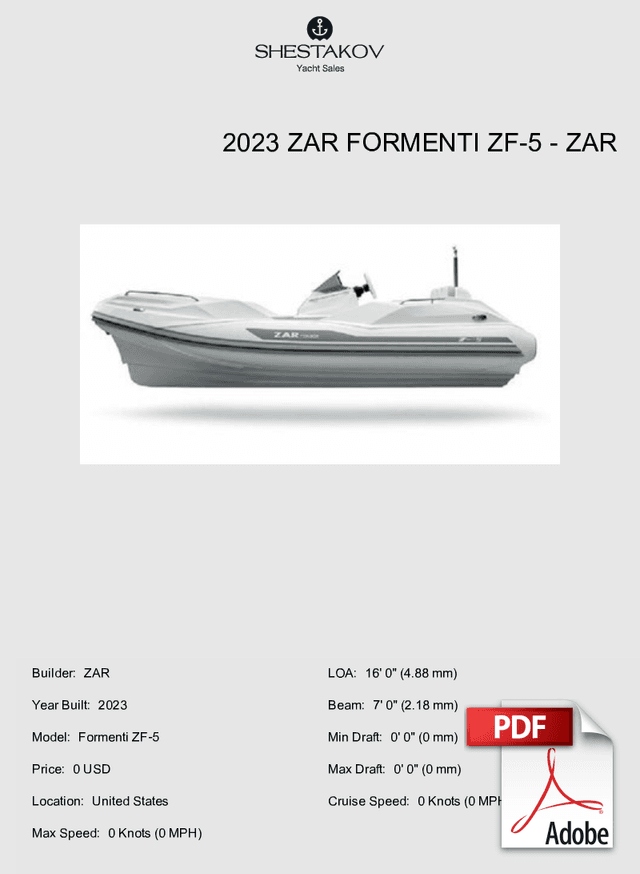 2023 Zar Formenti ZF-5 - Formenti ZF-5 - 2023