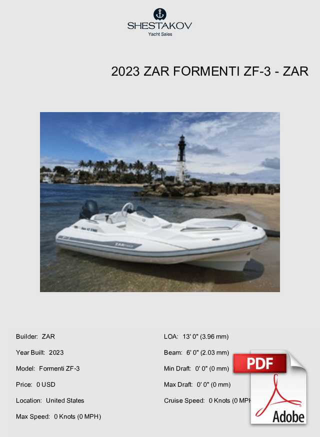 2023 Zar Formenti ZF-3 - Formenti ZF-3 - 2023