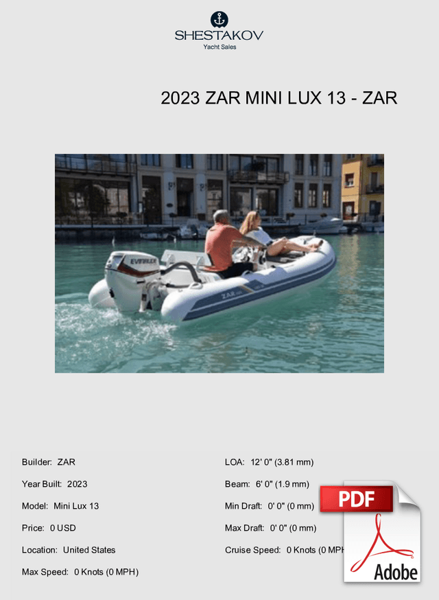 2023 Zar Mini Lux 13 - Mini Lux 13 - 2023