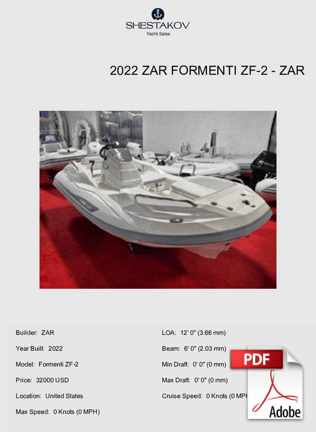 2022 Zar Formenti ZF-2 - Formenti ZF-2 - 2022