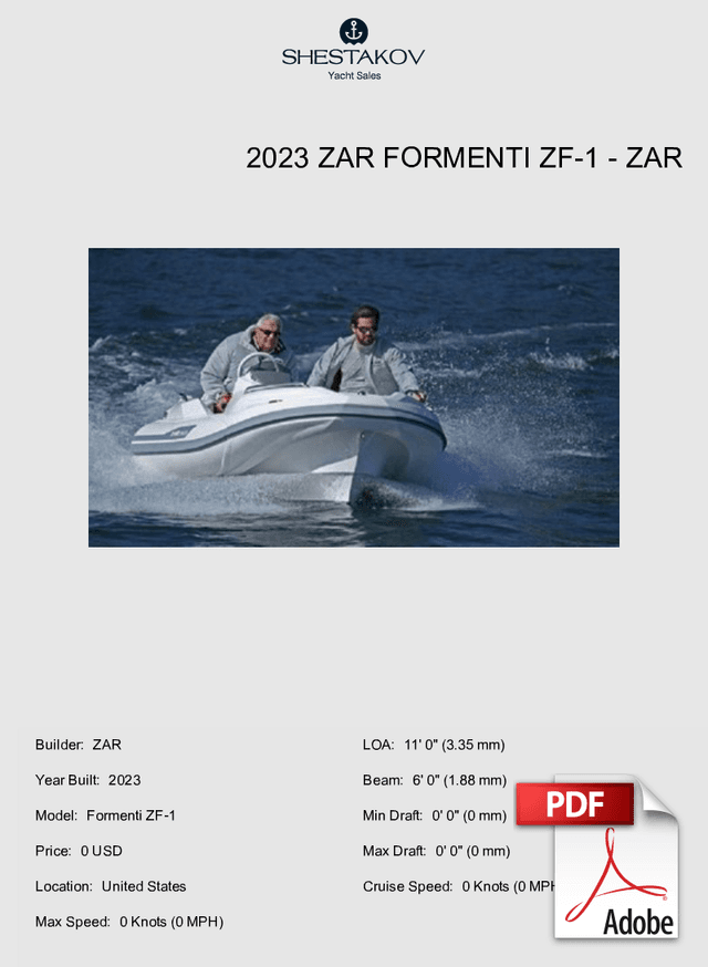 2023 Zar Formenti ZF-1 - Formenti ZF-1 - 2023