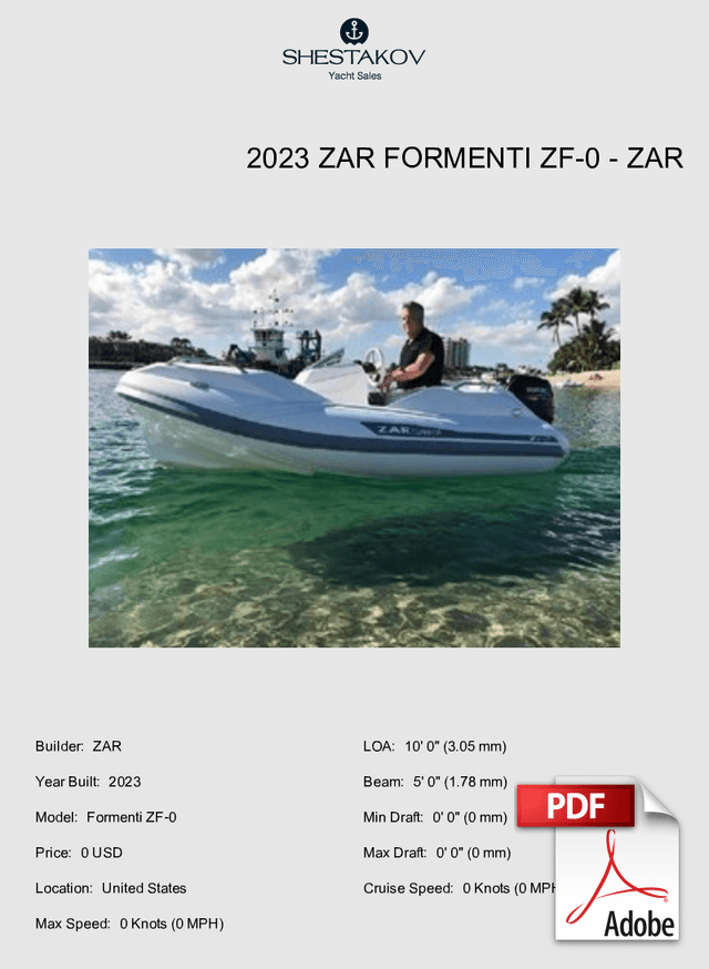 2023 Zar Formenti ZF-0 - Formenti ZF-0 - 2023