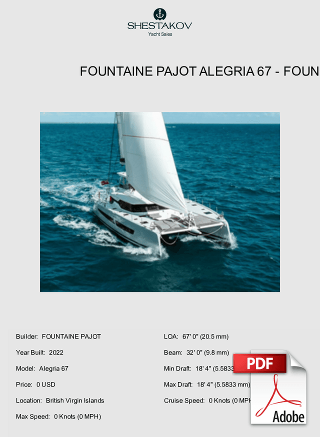 Fountaine Pajot Alegria 67 - Alegria 67 - 2022