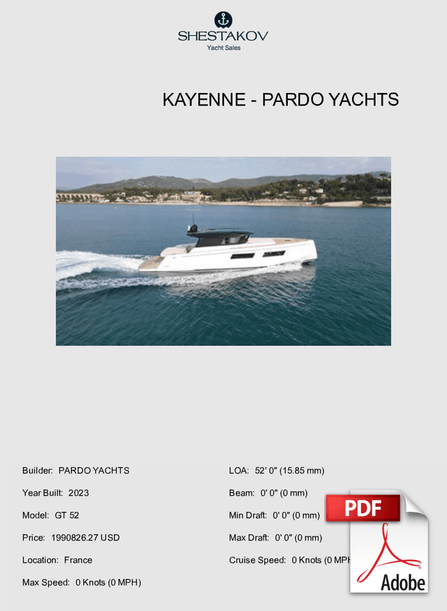 Kayenne - GT 52 - 2023