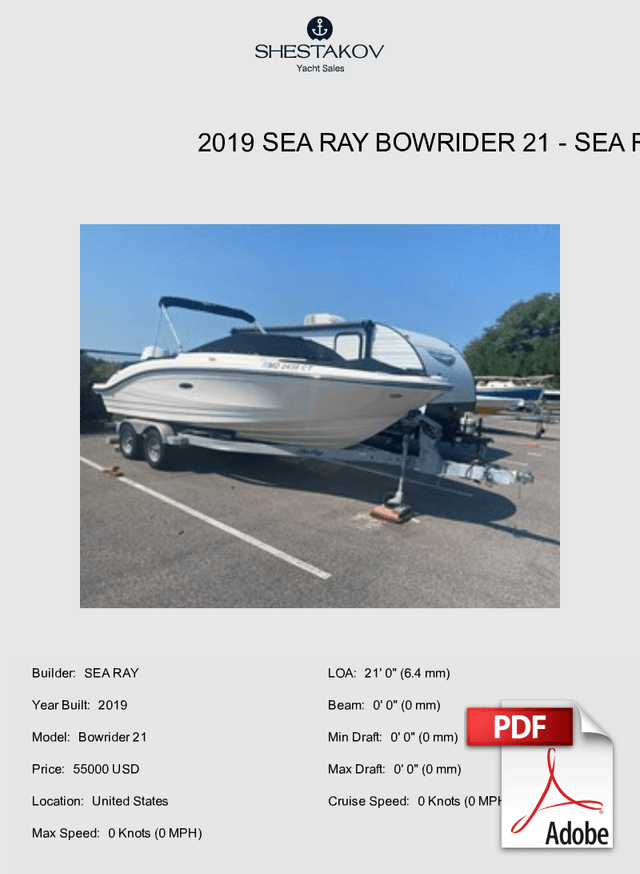 2019 Sea Ray Bowrider 21 - Bowrider 21 - 2019