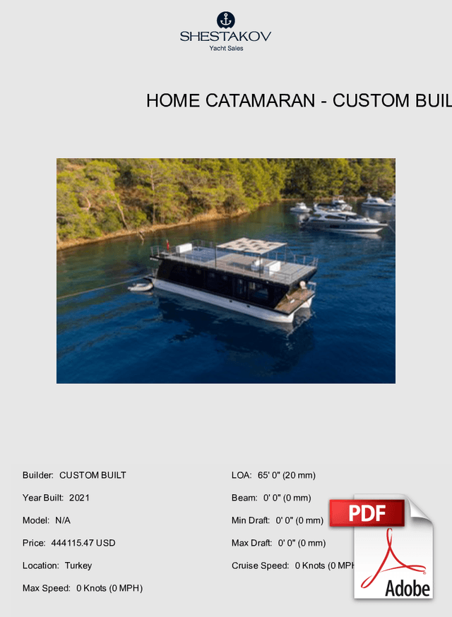 HOME CATAMARAN - N/A - 2022