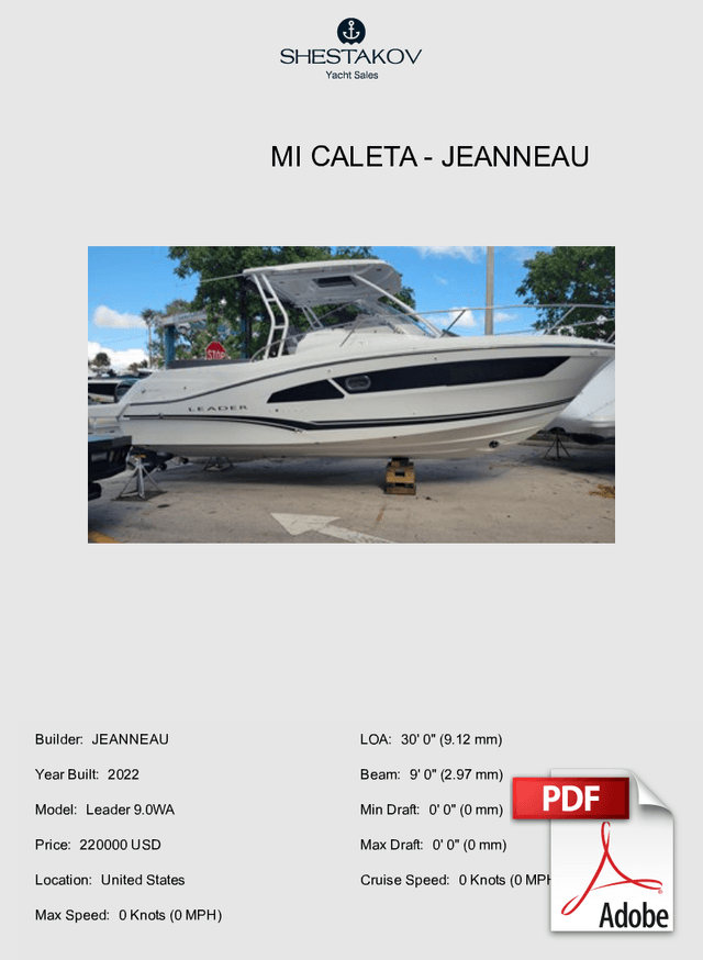 MI CALETA - Leader 9.0WA - 2023