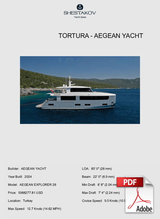 TORTURA - AEGEAN EXPLORER 26 - 2024