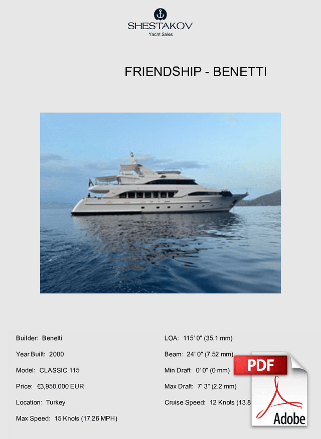 FRIENDSHIP - CLASSIC 115 - 2000