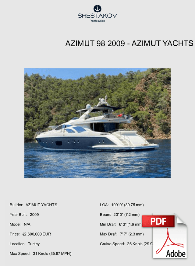 AZIMUT 98 2009 - N/A - 2009