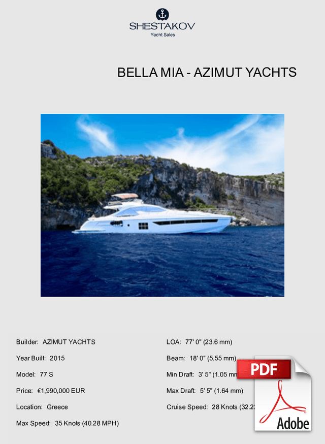 BELLA MIA - 77 S - 2015