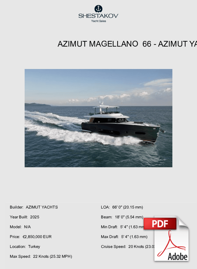 AZIMUT MAGELLANO  66 - N/A - 2025