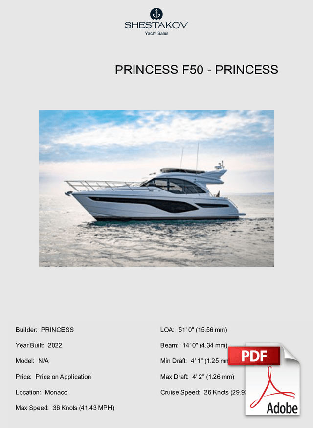 Princess F50 - N/A - 2022