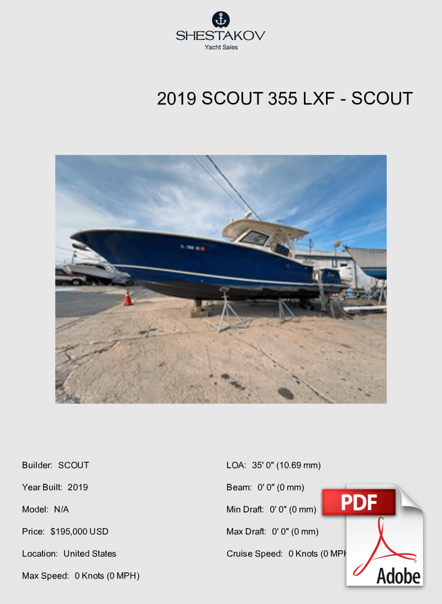 2019 SCOUT 355 LXF - N/A - 2019