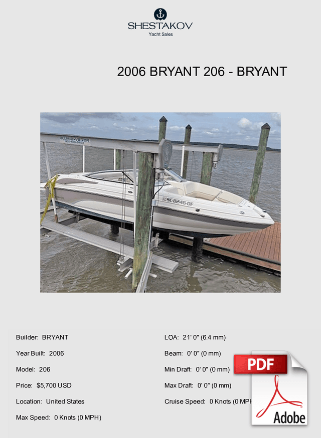 2006 Bryant 206 - 206 - 2006