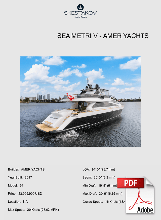 SEA METRI V - 94 - 2017