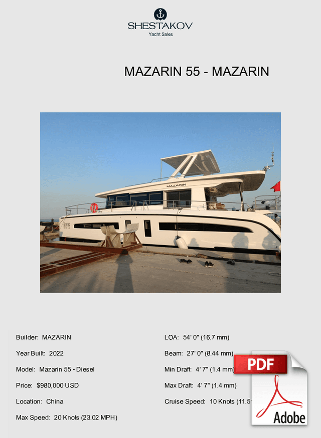 MAZARIN 55 - Mazarin 55 - Diesel - 2022