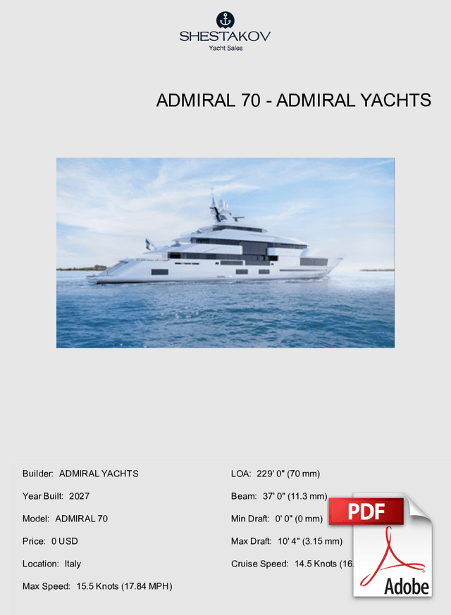 ADMIRAL 70 - ADMIRAL 70 - 2027