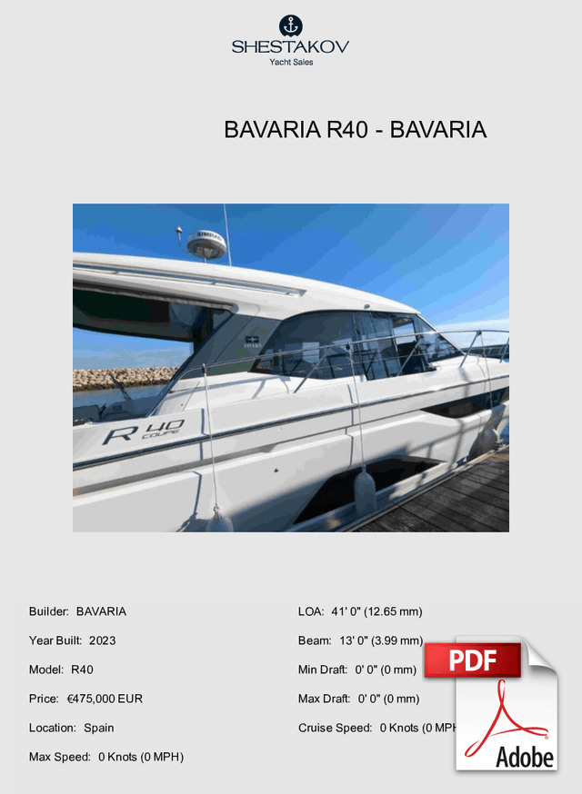 Bavaria R40 - R40 - 2023