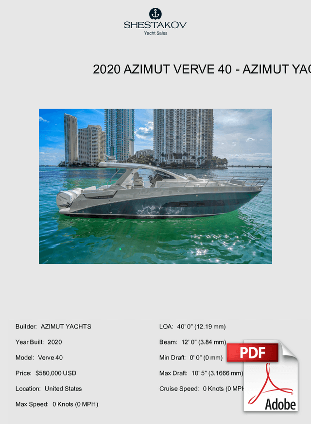 2020 Azimut Verve 40 - Verve 40 - 2020