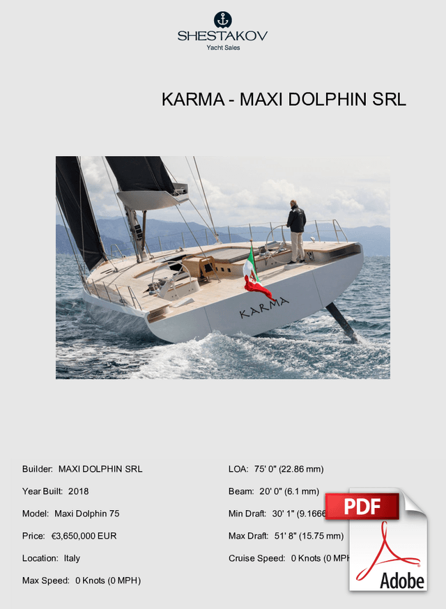 KARMA - Maxi Dolphin 75 - 2018