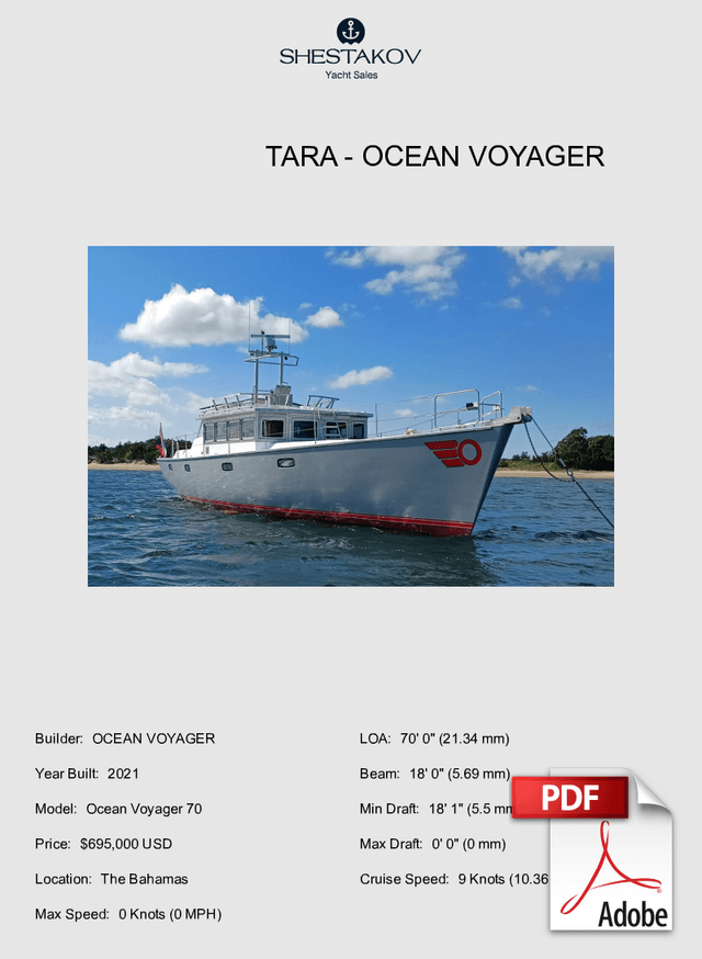 TARA - Ocean Voyager 70 - 2021