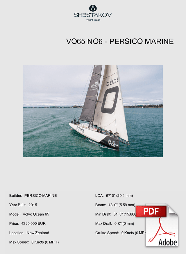 VO65 NO6 - Volvo Ocean 65 - 2015