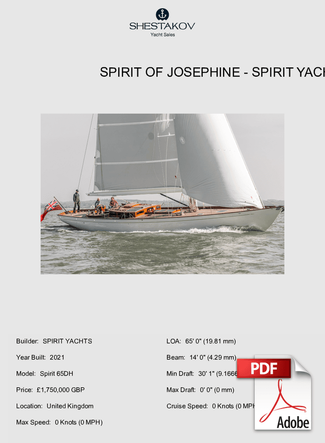 SPIRIT OF JOSEPHINE - Spirit 65DH - 2021