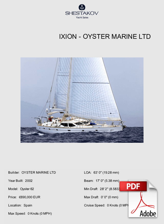 IXION - Oyster 62 - 2002