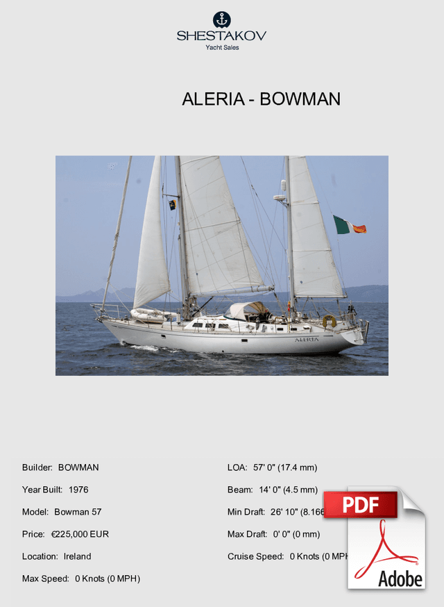 ALERIA - Bowman 57 - 1976