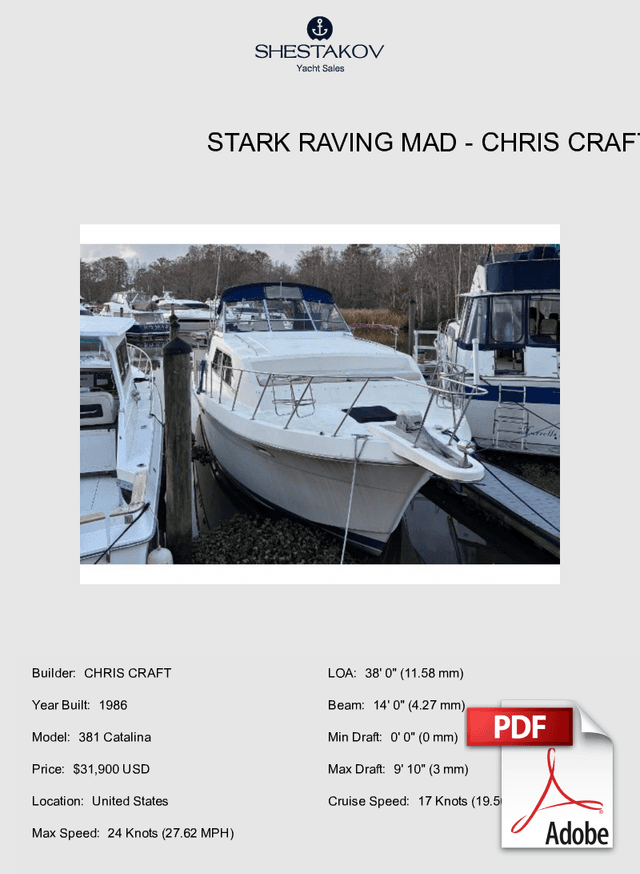 Stark Raving Mad - 381 Catalina - 1986