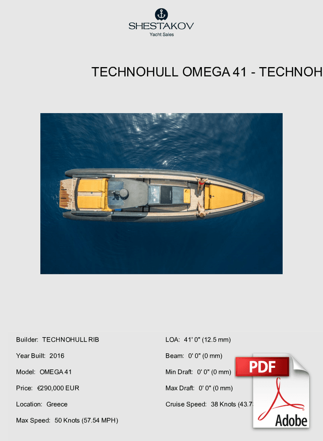 TECHNOHULL OMEGA 41 - OMEGA 41 - 2016