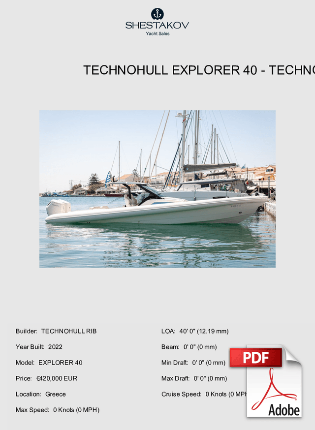 TECHNOHULL EXPLORER 40 - EXPLORER 40 - 2022