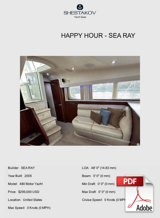 Happy Hour - 480 Motor Yacht - 2005