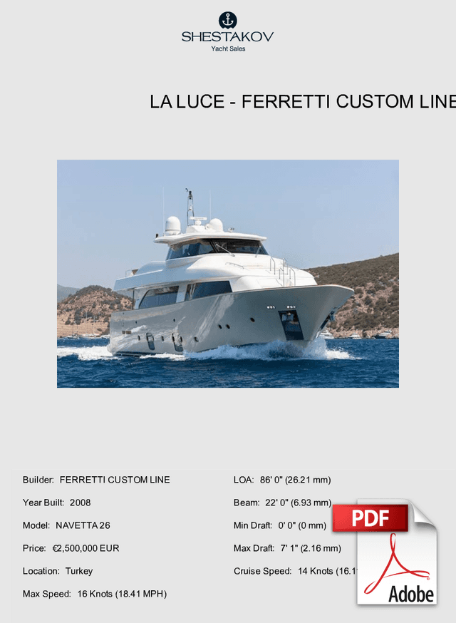 LA LUCE - NAVETTA 26 - 2008