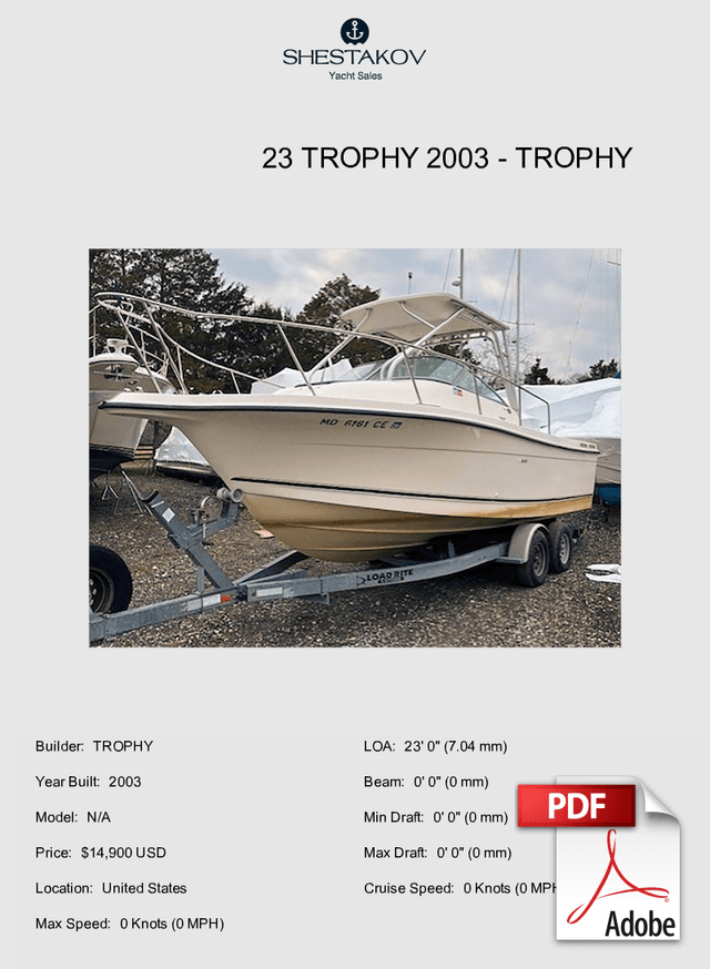 23 TROPHY 2003 - N/A - 2003